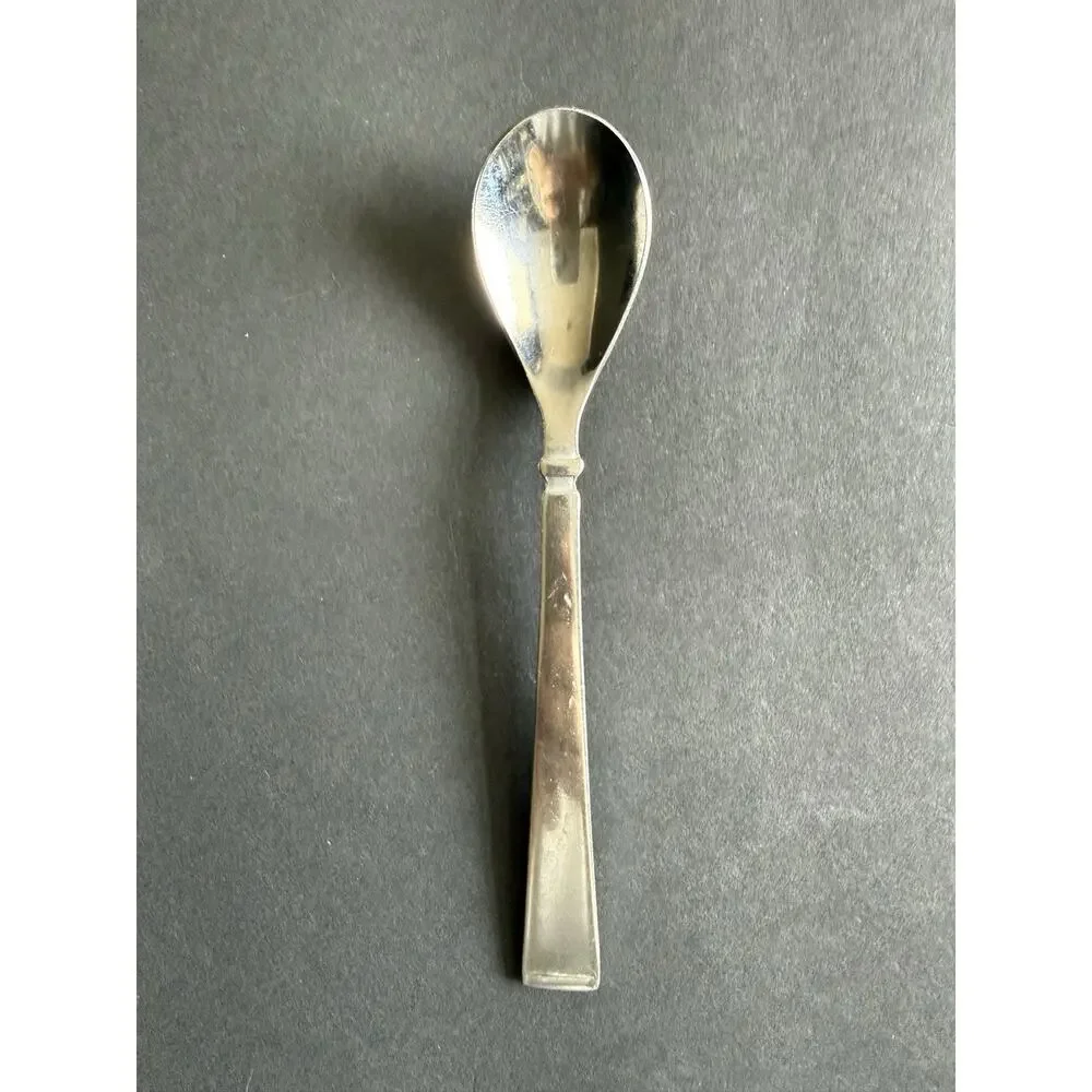 Vintage Rogers Korea Stainless Demitasse Espresso Spoon MCM Flatware